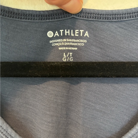 Athleta Women's Slate Blue Tank Top - Picture 3 of 5
